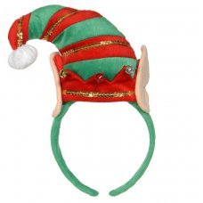 Χριστουγεννιάτικη Στέκα Σκούφος Ξωτικού​ (22cm) 